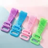 Silicone Body Scrubber Back Massage Exfoliating Sponge Bathroom Bath Brush Scrub Shower Brush Body Wash Scrub Removal Bath Spong 6