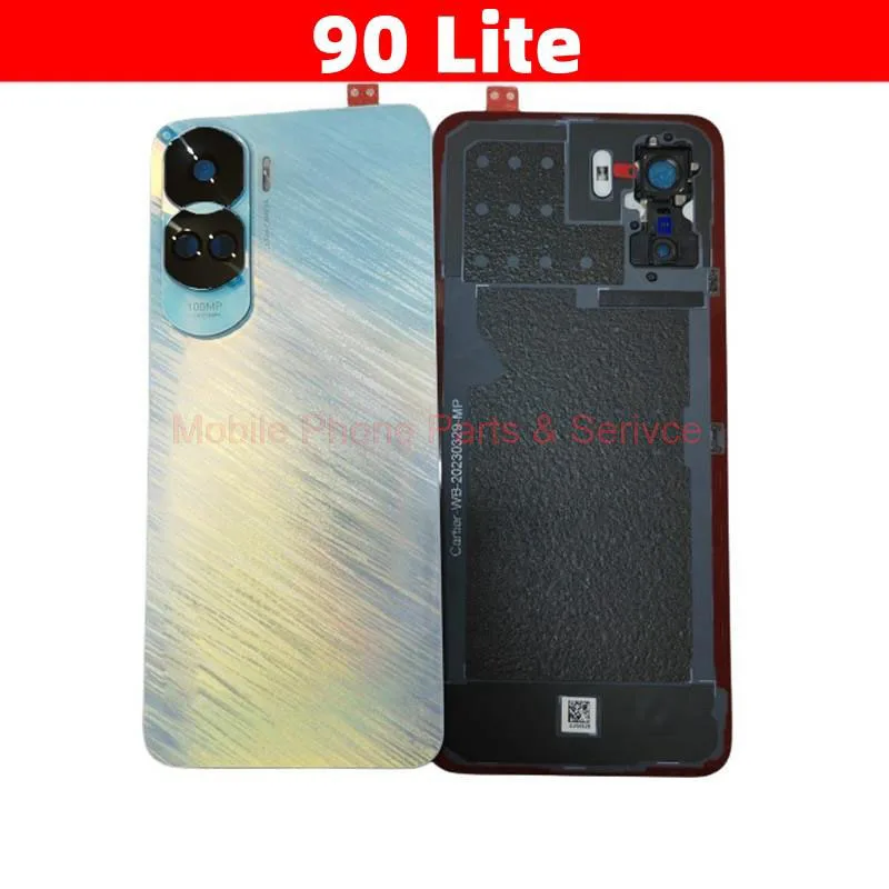 

Задняя крышка корпуса для Honor 90 Lite CRT-NX1 задняя крышка батарейного отсека шасси с объективом камеры запасные части