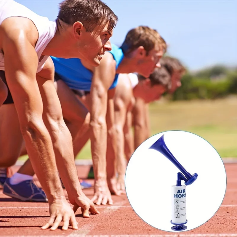 Portable Horn, Handheld Sports Horn, Super loud, Metal signal boat horn, Reusable Stadium Horn.