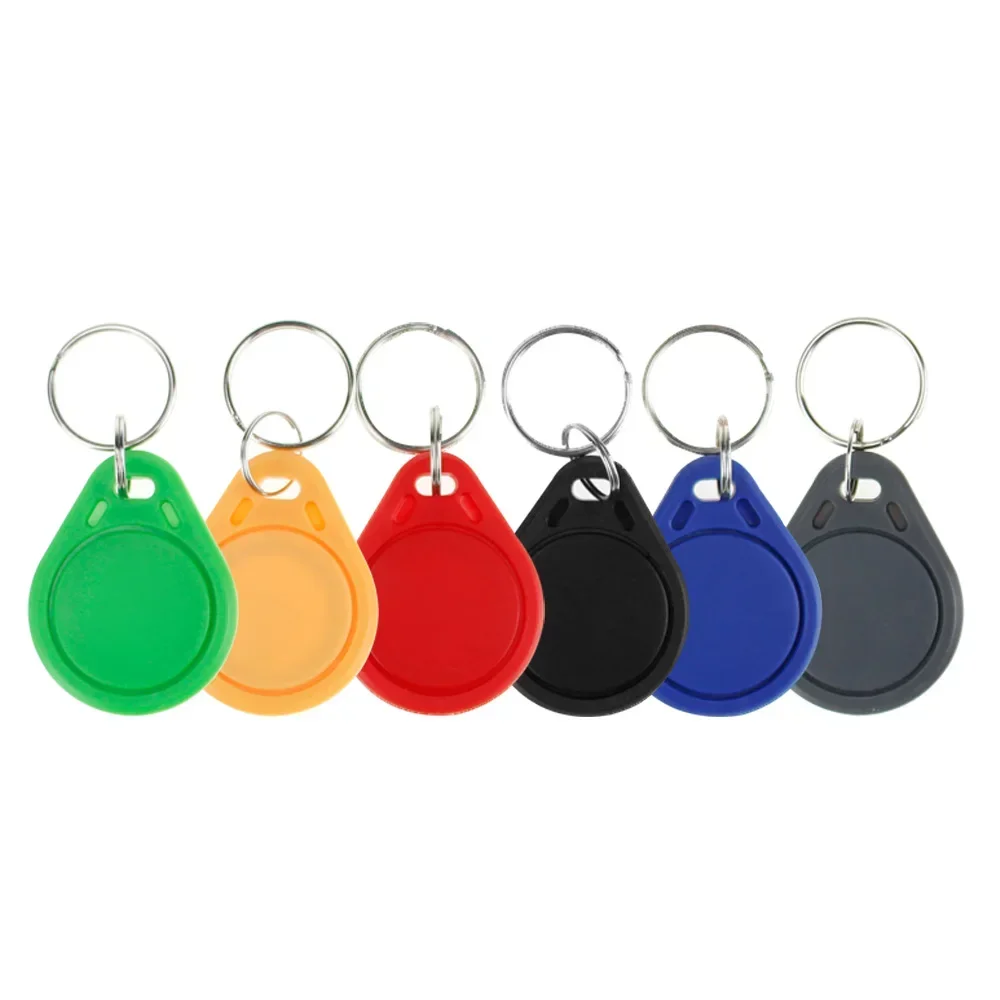 RFID Keytags 10Pcs Mifare 13.56MHz 14443A M1 S50 Small Smart IC Key Ring Tag Keyfob Token Nfc Access Control Keycard rfid keyfobs rfid cards rfid tag nfc keyfobs