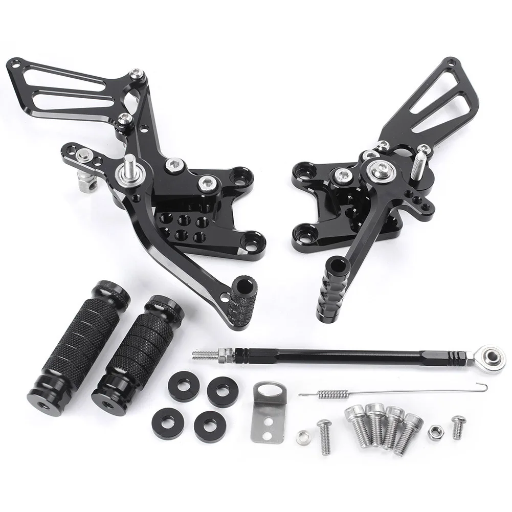 

Motorcycle Adjustable Shift Brake Rear Set Footpegs Foot Rest For Suzuki GSXR1000 2000-2004 For GSXR 750 600 SV650 1996-2005