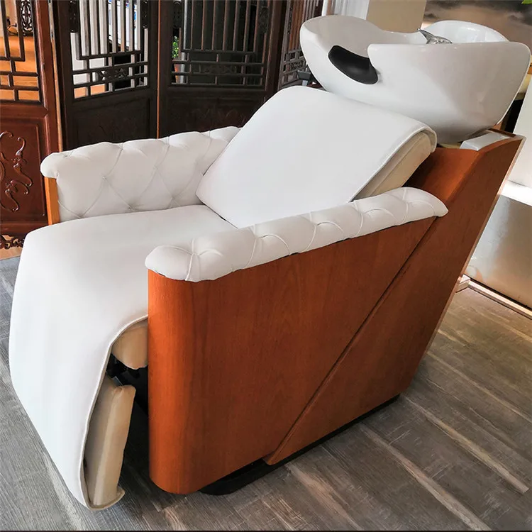 

Modern Beauty Hair Salon Furniture Barber Shop No Hydraulic massage Washing Basin Electrical Shampoo Bowl chair