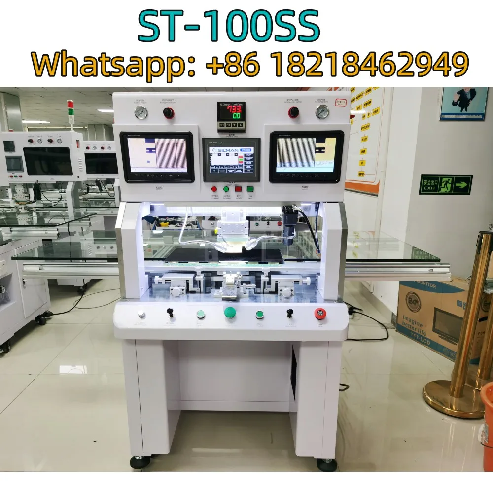 Silman ST-100SS COF Bonding Machine Single Head For Repairing TV Screen LCD Laptop Monitor ACF COF COG FPC TAB COF 2