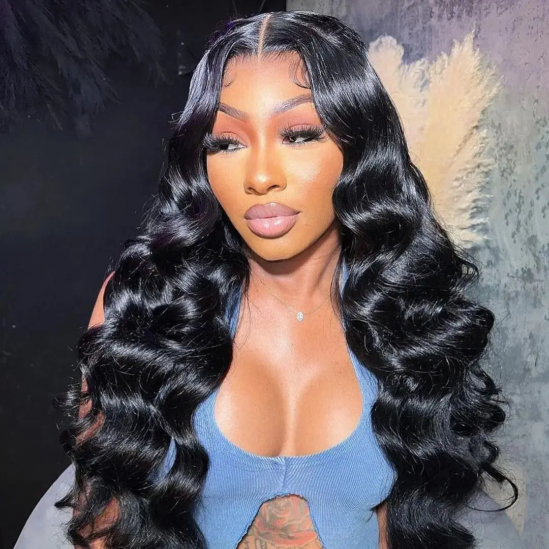 

5x5 Glueless Brazilian Virgin Hair Lace Closure Wig Body Wave Human Hair Wig 4x6 Wear and Go Pre Cut Lace Front Wigs Pre Plucked