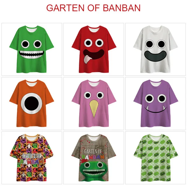 Compre Garten of Banban Jumbo Josh T-shirt Hot Game Cartoon