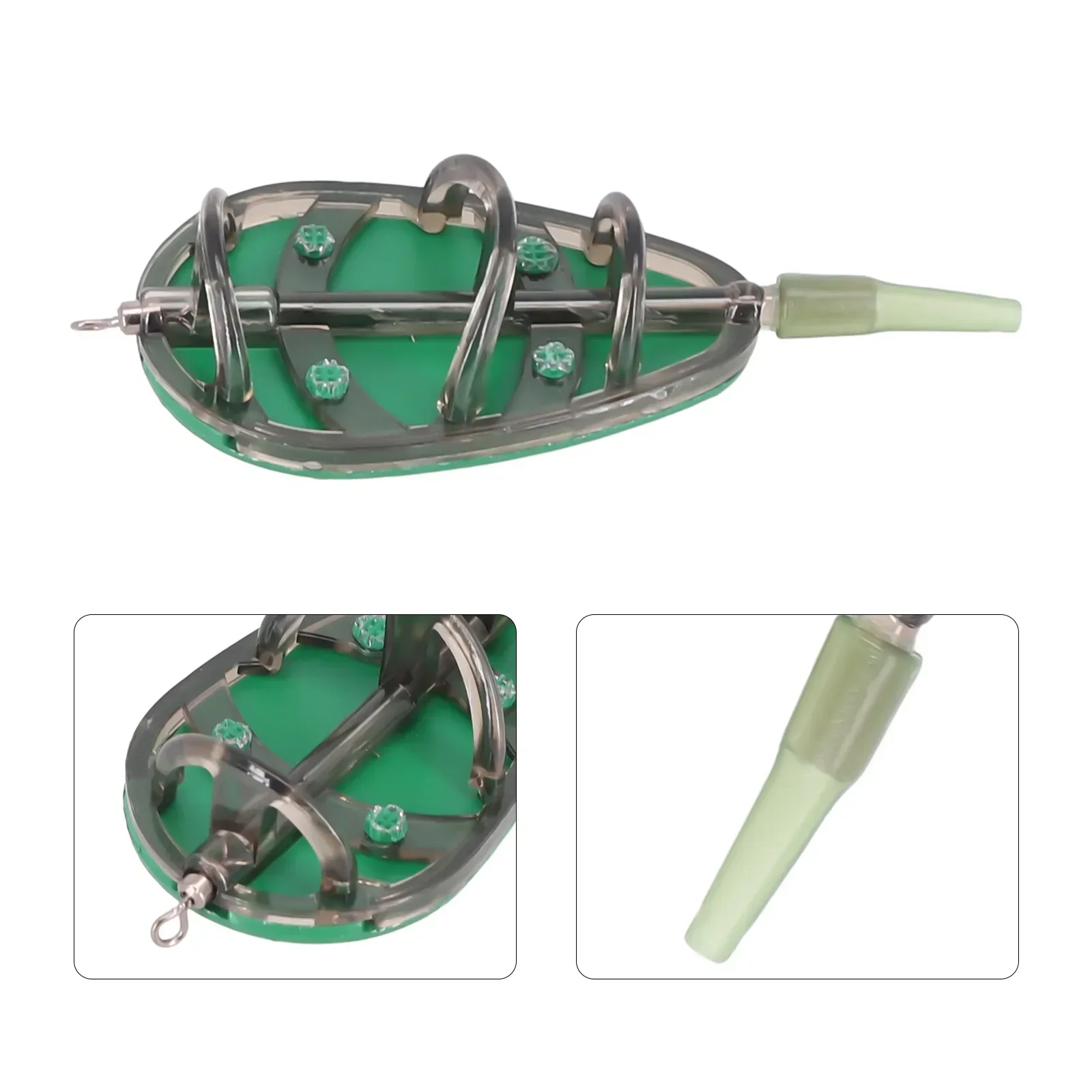 20~100g Inline Method Feeder Or Mould Carp Fishing Bait Holder Parts Method Feeder Fishing Tackle Tool Set fishing accessories,fishing tackle,fishing tools,fishing feeder