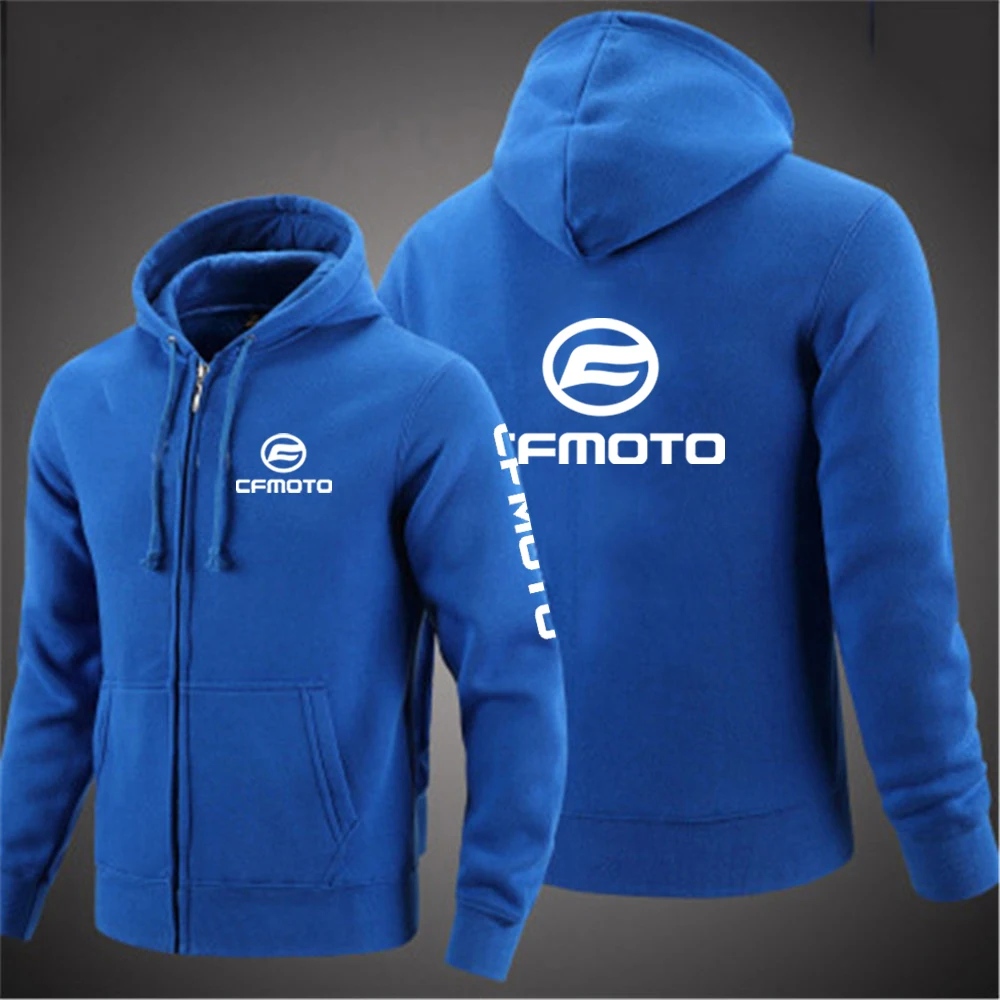 2023 Men Printing New Cfmoto Jacket Zip Hight Quality Comfortable Solid Color Outerwear Tracksuit Hooded Coat Pullover Top 4