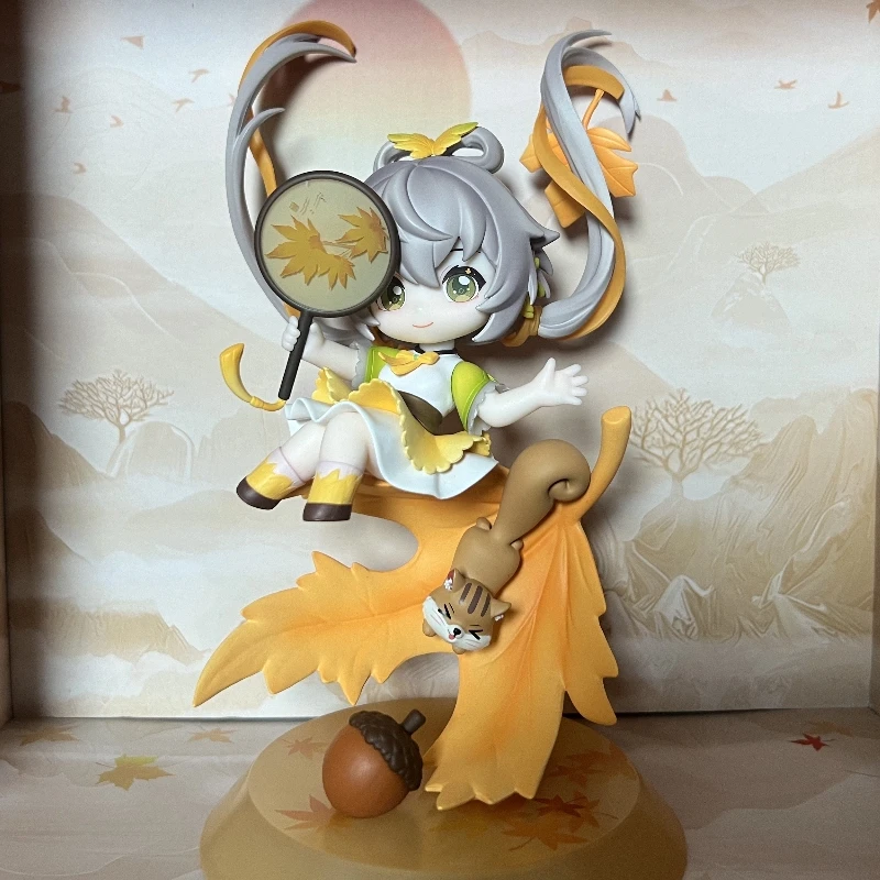 

Original Qing Cang Vsinger Luo Tianyi Knowing Autumn Through Leaves Kawaii Anime Action Figurine Model Toys for Boys Gift