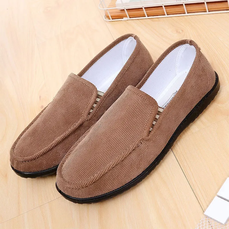 

Shallow Casual Shoes for Men Shallow Breathable Male Flats Spring Autumn Loafers Solid Color Shoe Outdoor Hard-Wearing 2024 New