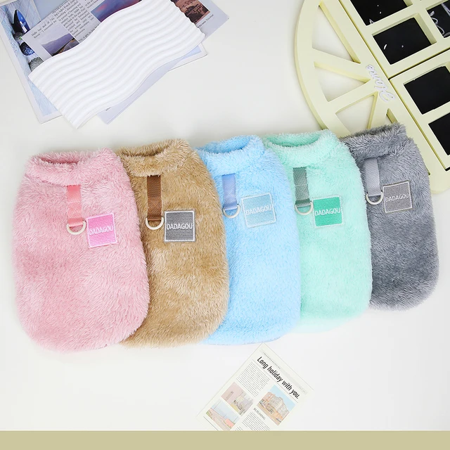 Warm Small Dog Clothes Soft Fleece Cat Dogs Clothing Pet Puppy Winter Vest Costume For Small Medium Dog Cats Chihuahua Yorkie 2 Warm Small Dog Clothes Soft Fleece Cat Dogs Clothing Pet Puppy Winter Vest Costume For Small Medium Dog Cats Chihuahua Yorkie 2