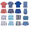 Children's Short-sleeved Shorts 2025 Summer New Cartoon Fashion Baby Clothes Cotton Printing Girls T-shirt Children's Clothing 1