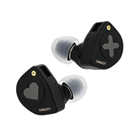 SIMGOT HBB EW300 1DD+1Planar+1PZT Hybrid Driver In Ear Monitor Wired Earbuds with Detachable Nozzles Silver-Plated OFC IEM Cable 1