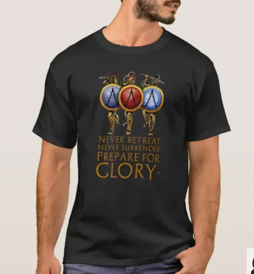 

Sparta Prepare for Glory Motivational Greek History T-Shirt. Summer Cotton Short Sleeve O-Neck Mens T Shirt New S-3XL