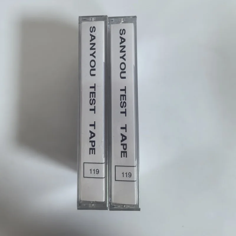 TEST TAPE SANYOU TCC-119 W&F/SPEED 3KHZ-4DB SPEED & FLUTTER TAPE SPEED TEST WOW AND FLUTTER