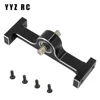 Aluminum Alloy 1/10 Transfer Case 70mm Width 5mm D-Shaped Shaft Metal For Axial Scx10 Upgrade Parts Rc Crawler Car Accessories 5