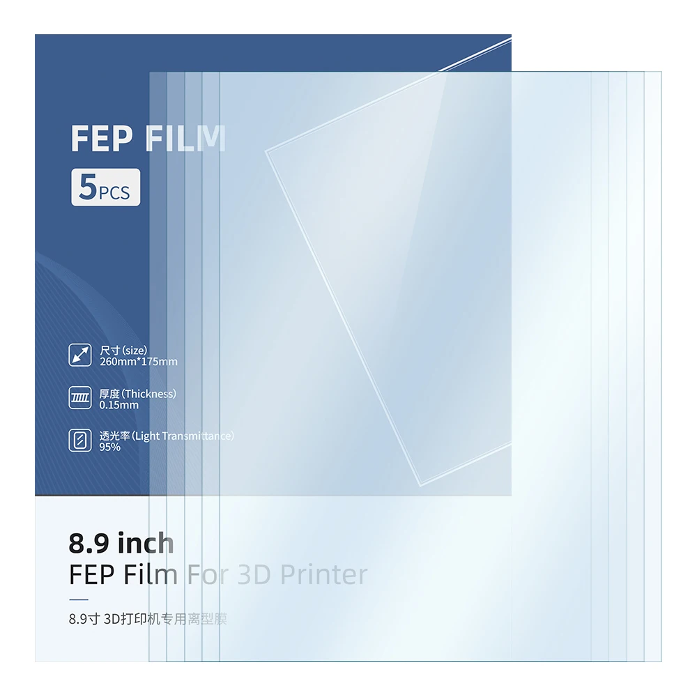 Impressora Filme Fep Espessura 015 mm Photon Mono x Mono x 6k m3 Plus Mono x2 Mono x 6ks Peças Peças por Conjunto Anycubic3d Peças da - Imagem 4