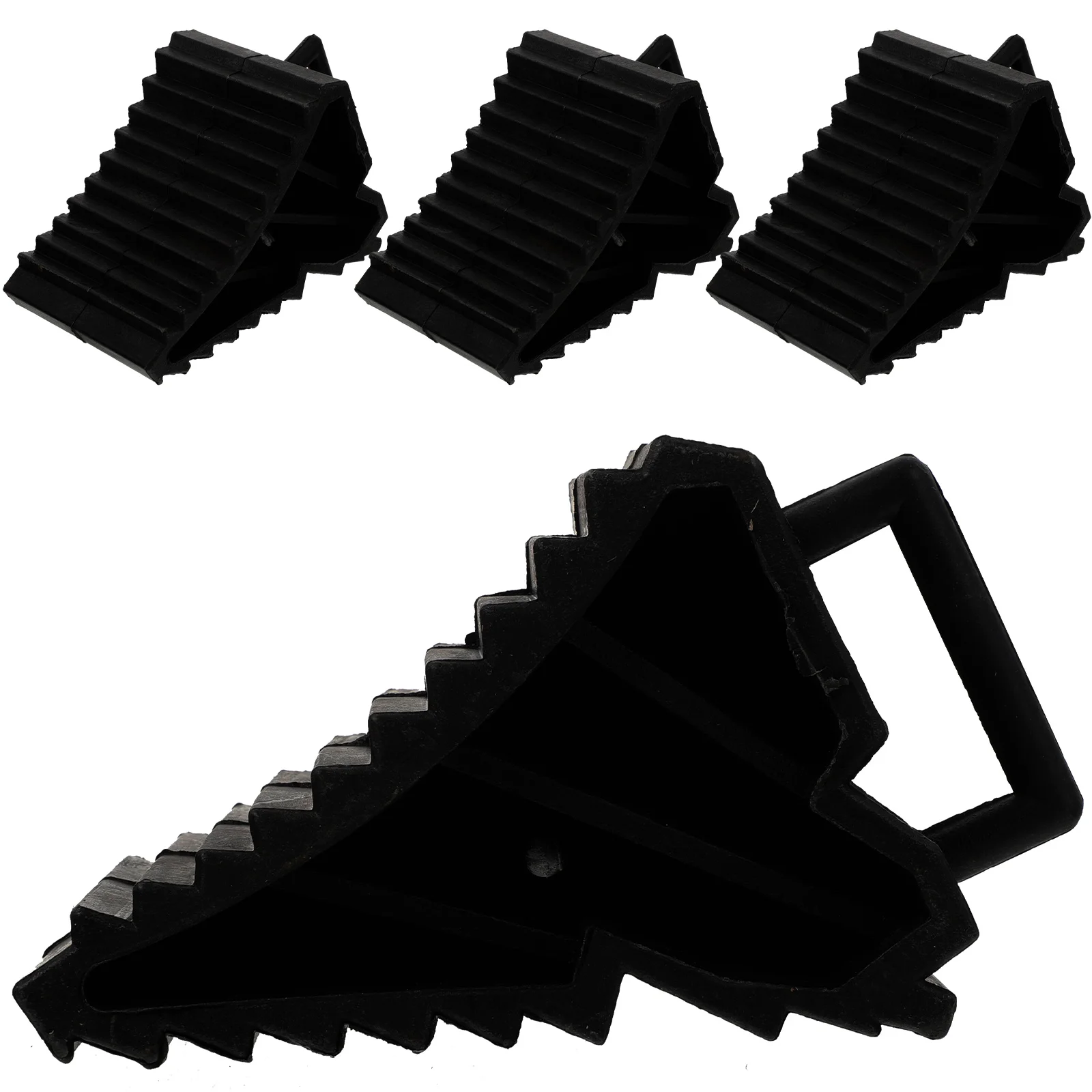 

Wheel Chock Heavy Duty Block Kerb Ramp for Vehicles Caravan Trailer