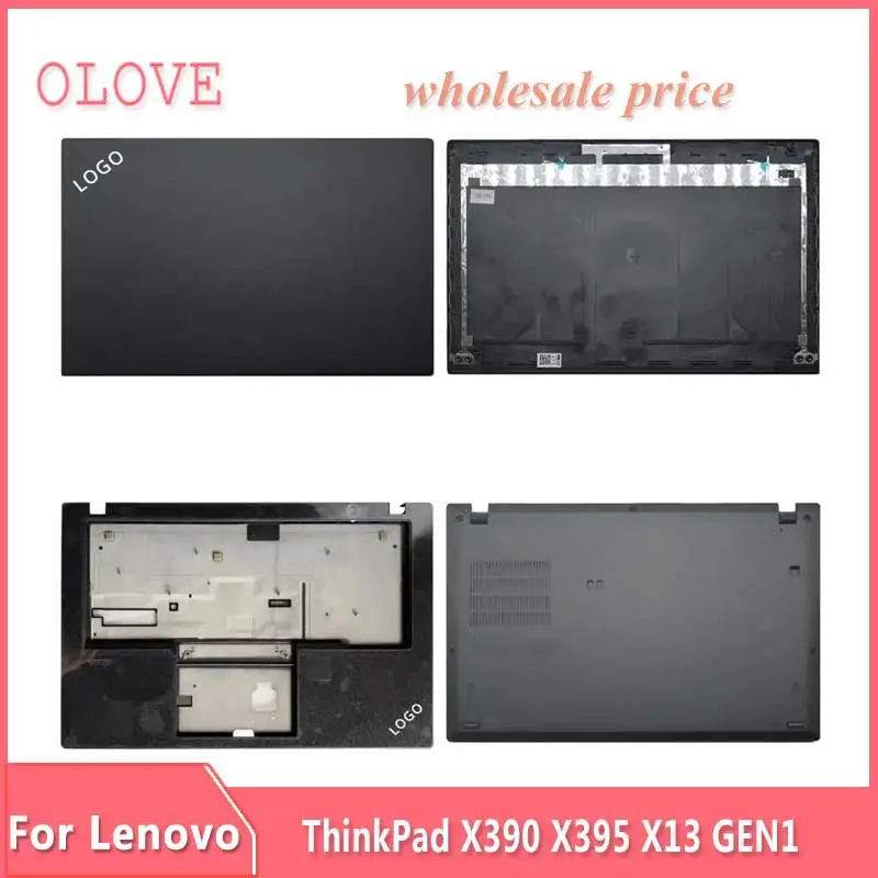 

Новинка для ноутбука Lenovo ThinkPad X390 X395 X13 GEN1, задняя крышка ЖК-дисплея, передняя рамка, верхняя Подставка для рук, Нижняя основа, корпус, клавиатура, петли