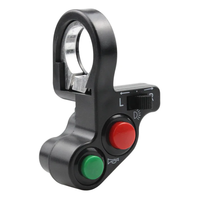 Motorcycle Handlebar Switch 7/8" Handlebar Horn Turn Signals Lights Controller Switch Modified Parts For Motorcycle Scooter Electric Bike