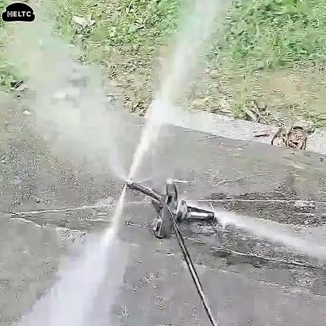 Nagynyomású Tömlő Fúvókás Szennyvízcsatorna Csatornás Csővezeték Tisztítónyomás Mosó Cső Tisztító Adapter Megnyitja A Szennyvíz Eltömődését