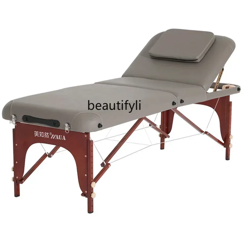 Folding Massage Bed with Massage Physiotherapy Bed Tattoo Facial Bed Portable Portable