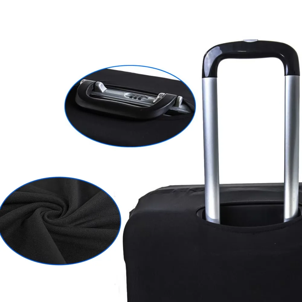 Suitcase Cover Luggage Cover Wreath 26 Letter Pattern Travel Elastic Duffle Luggage Dust Covers For 18-28 Inch Suitcase 3