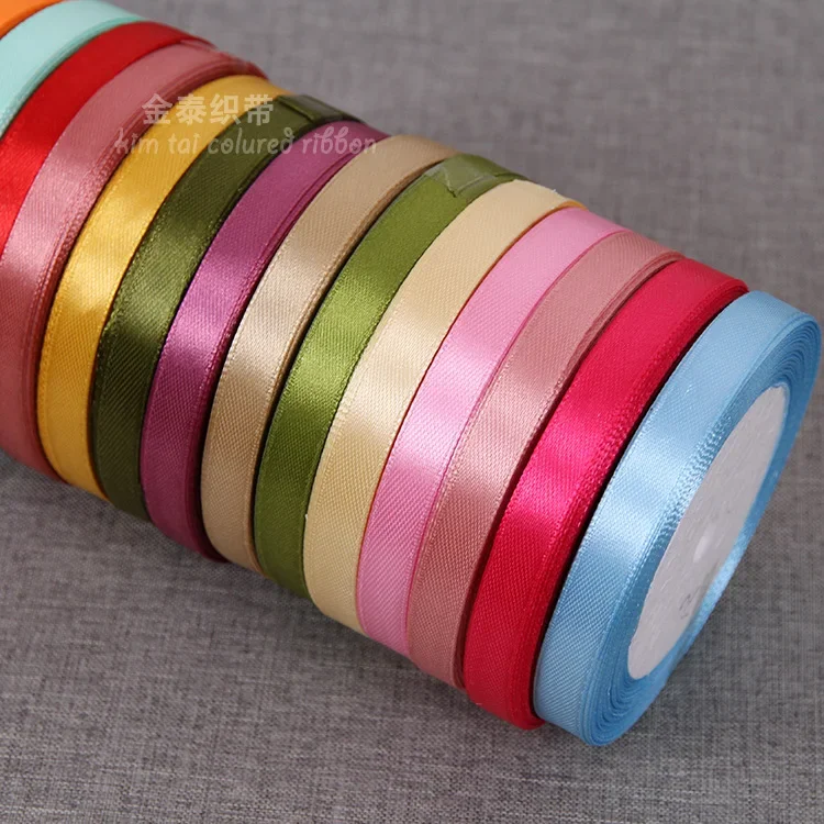 10mm Satin Ribbon DIY Sewing Handmade Crafts Supplies Christmas Decoration Tape