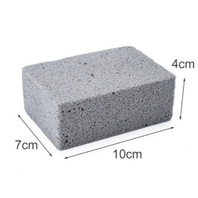 BBQ Grill Cleaning Brush Brick Block Barbecue Cleaning Stone Pumice Brick For Barbecue Rack Outdoor Kitchen Tools barbecue cleaning tools grill brush cleaning brushes