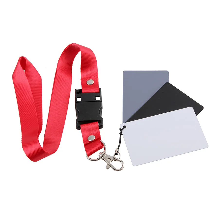 Nero Bianco Grigio Balance Card Per Canon Nikon Sony A200 A290 A390 A450 A500 A550 A560 A580 A77 A99 A3500 Fotocamera