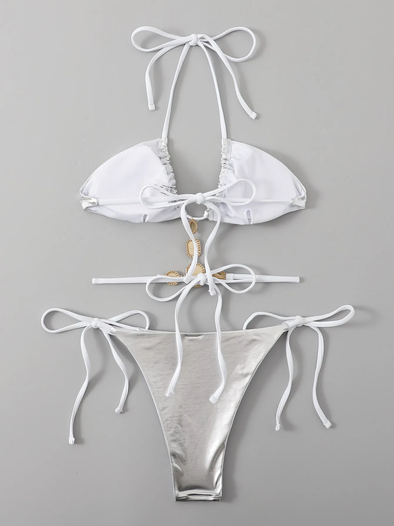 Swimsuits Fashionable Split Women's Masonry Decoration Bikini