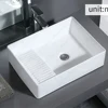 Ceramic Table Sink Countertop Wash Basin Bathroom Balcony Above Counter Vessel Sink Apartment Lavatory Vanity Sink Basin Bowl 1