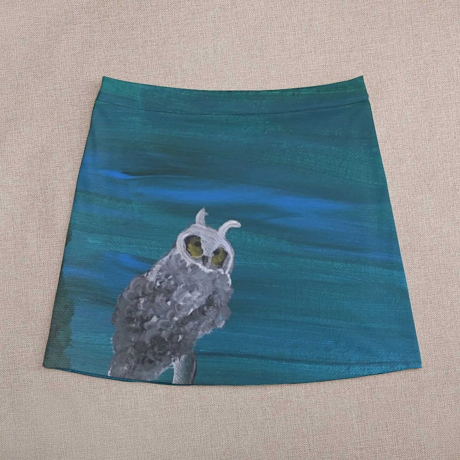 Owl Perched at Twilight Mini Skirt Women's dress Clothing female skirts for woman