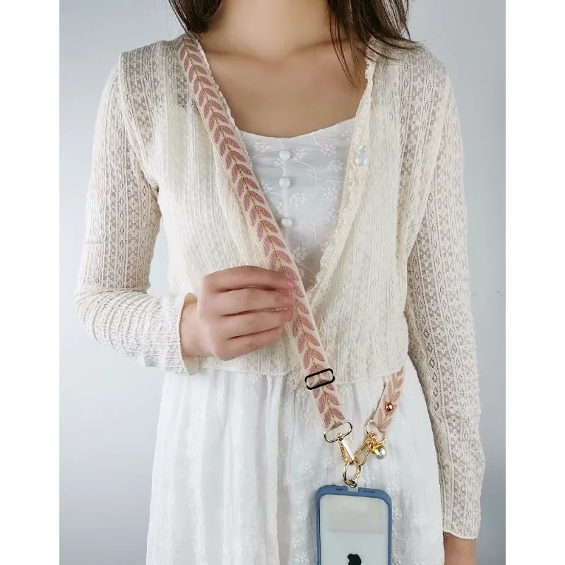 Adjustable Long Mobile Phone Lanyard Wrist Straps Lanyard for Keys Phone Charm Phone Strap Charm Strap Anti-lost Strap Rope