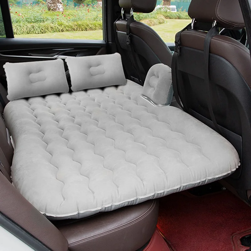 Inflatable Sleeping Mattress Vehicle Supplies Car Travel Bed Rear Seat Air Mat Car Interior Accessories Folding Mat Seat Cushion