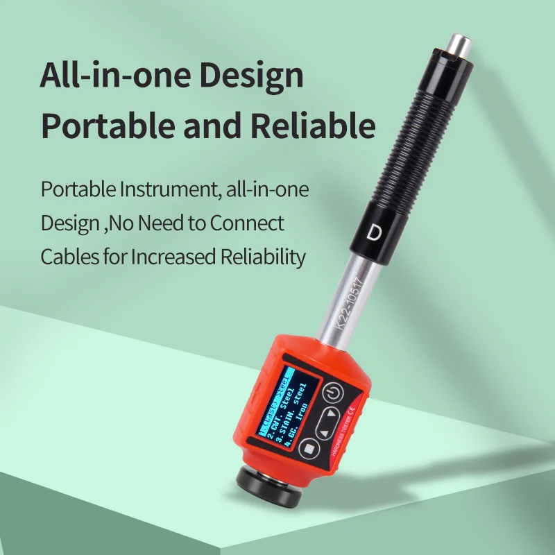 Pen-type Portable Leeb Hardness tester Digital Metal hardness tester For Stainless Steel Range HRC HRB HL HB HV HS durometer hardness tester