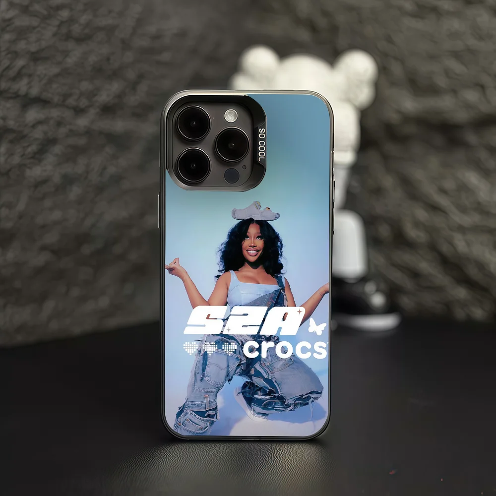 Vibrant SZA-Inspired Protective Phone Case - Artistic IMD Color Design