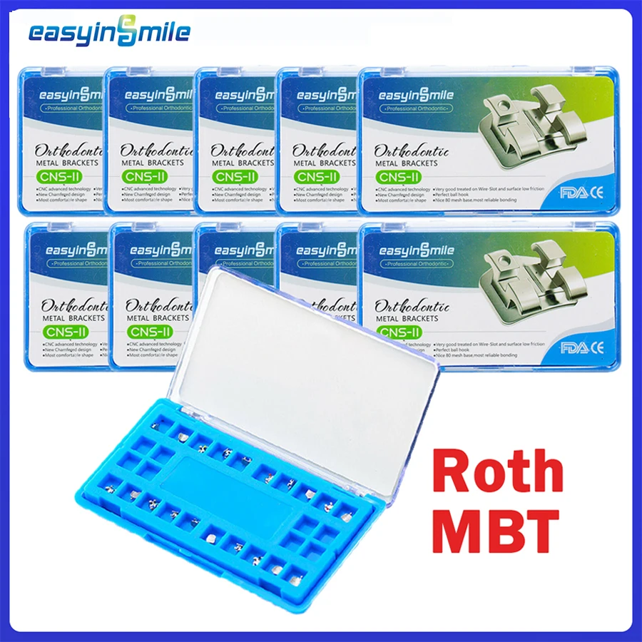 

Easyinsmile Dental Material for Mini Orhto Bracket Metal Braces Roth / MBT 345 022 High Quality