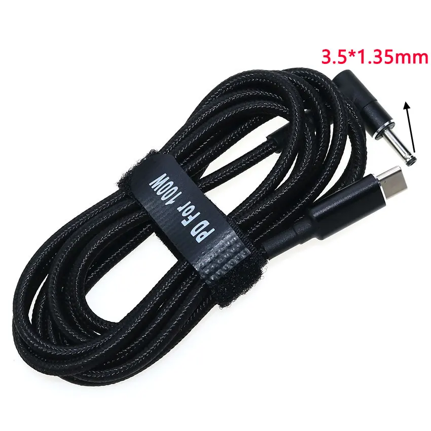 Versatile USB-C to Multi-Size DC Male Plug Converter Charging Cable