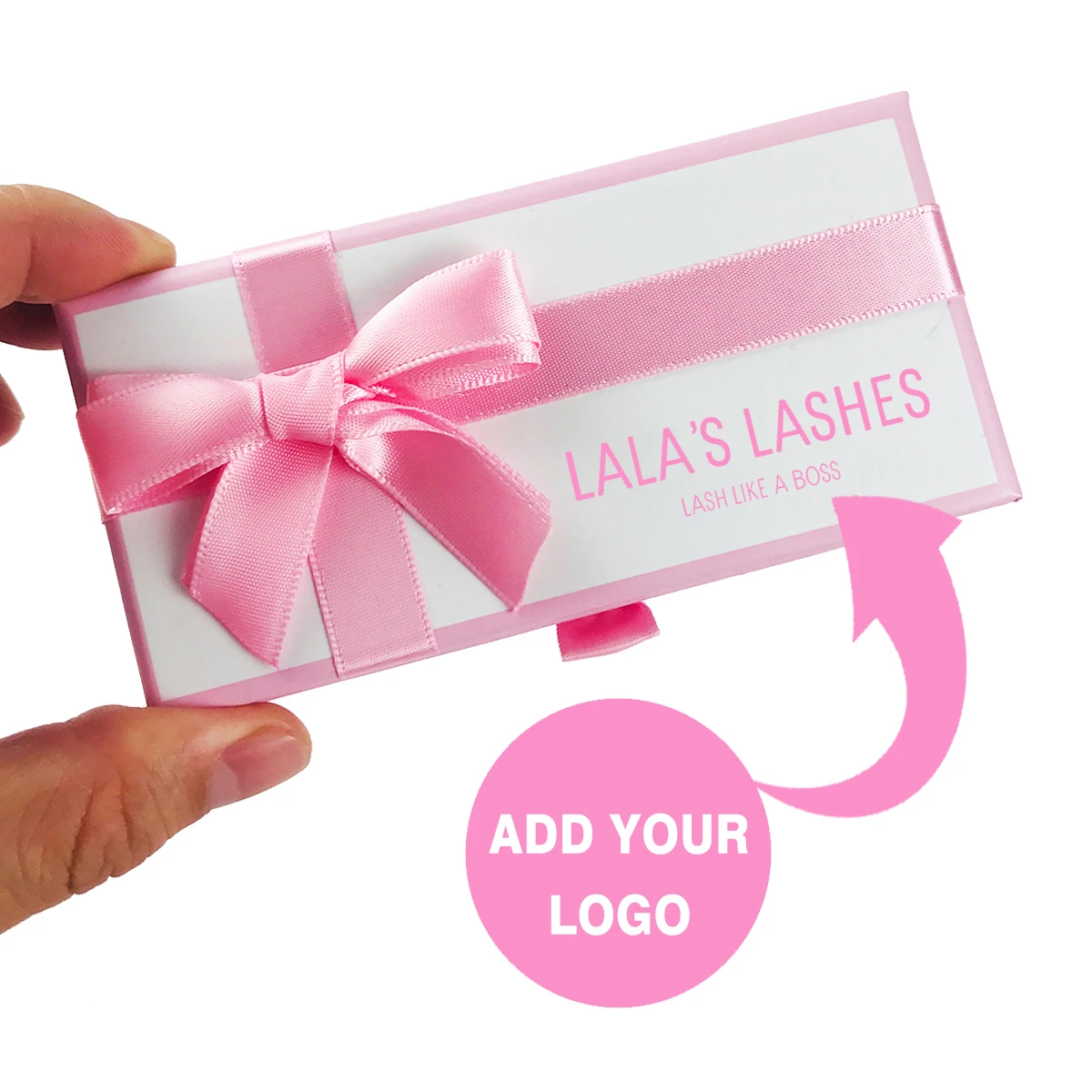 Wholesale Fake Eyelashes Packaging Box 25mm Mink Eyelashes DIY Custom Logo Magnetic Packing Box Lashes Gift Box Package 2