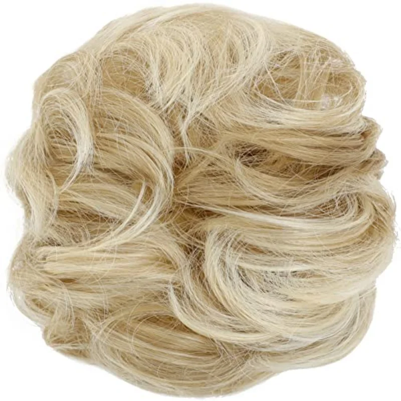 Claw Clip Messy Bun Hair Extensions Wavy Curly Bun Hair Extensions Messy Clip