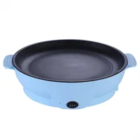 220V Multifunction Electric Frying Pan Skillet Non-Sticky Grill Fry Baking Roast Pan Cooker Steak Barbecue Cooking Kitchen Tool 2