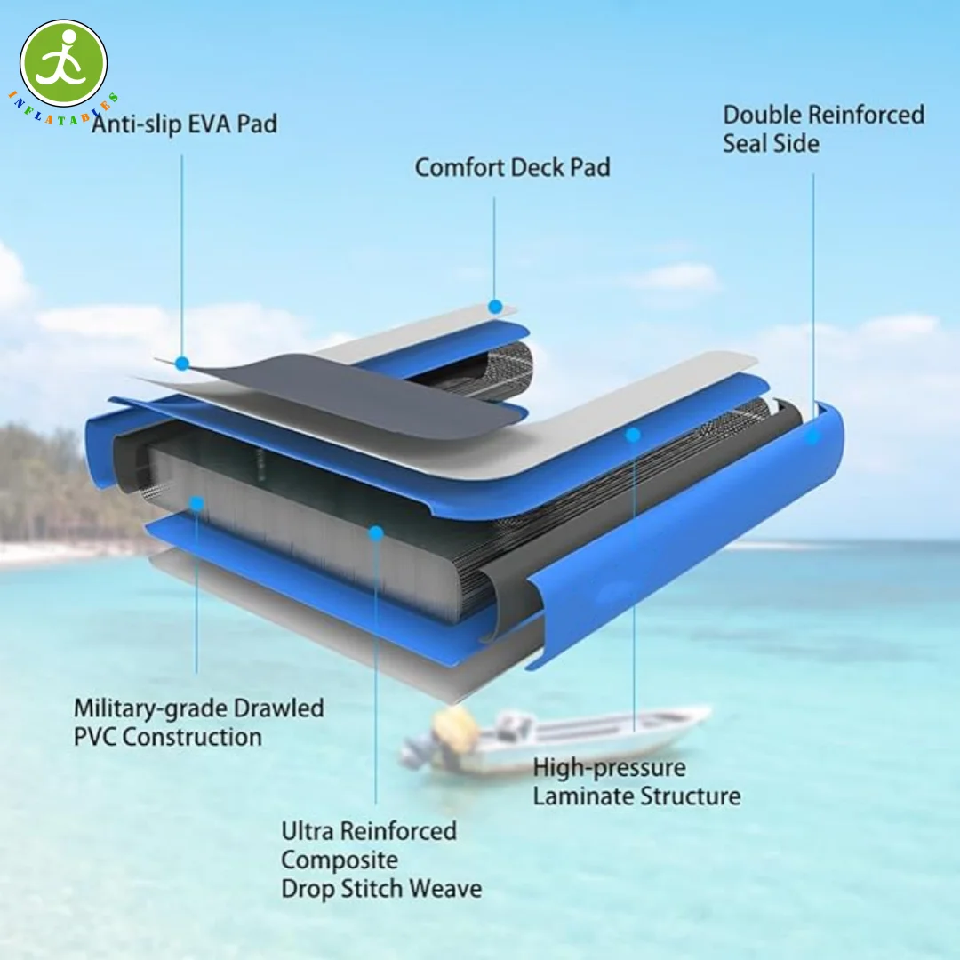 In stock at US warehouse! Summer Inflatable Pet Ramp, Dog Water Ramp, Boat Float, Dock, Pool Large Dog Climb Out of Water