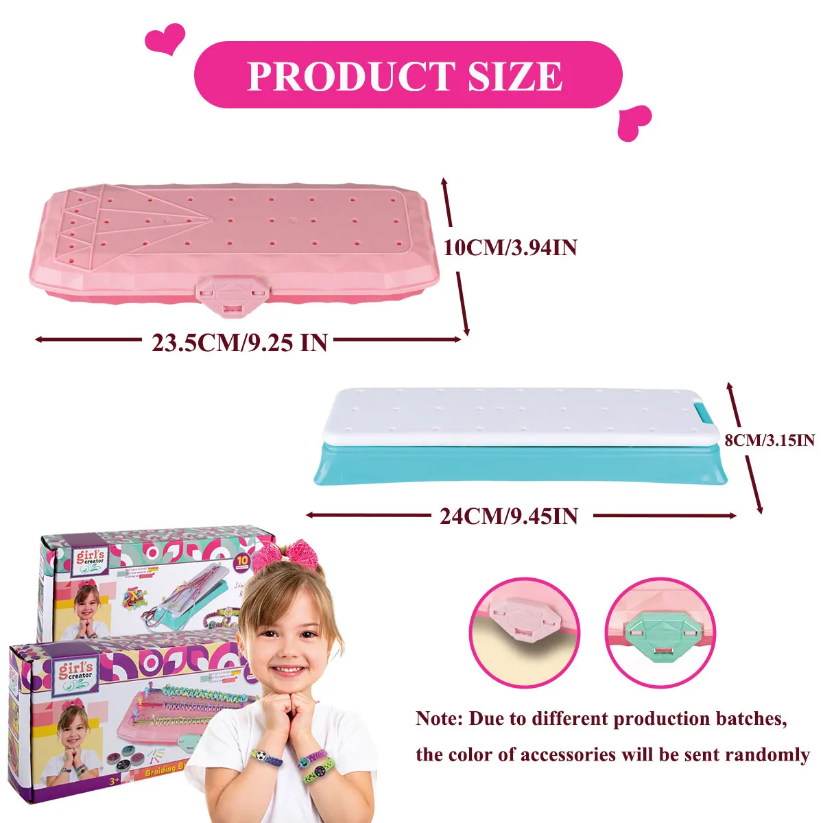 Friendship Bracelet Making Kit DIY Handmade Toys Craft Set for Girls
