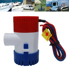 

1100GPH Electric Marine Submersible Bilge Water Pump With Switch For Boat Automatic Control Switch Combination Set Marine Pump