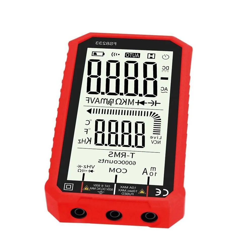 

FS8233 Handheld Digital Display Universal Meter Capacitance Voltage Current Meter Large Screen Full Screen Multimeter