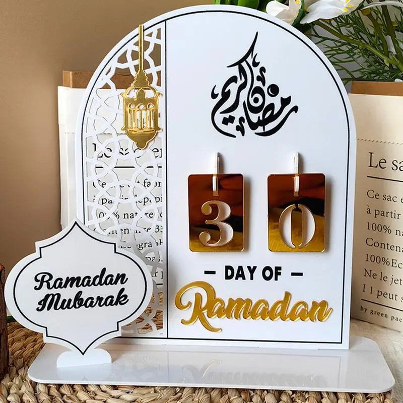 

Advent Calendar Ramadan Decoration 2024 Eid Mubarak Christmas Decor Kareem Ramadan Ornament Islamic Muslim Countdown Calendar
