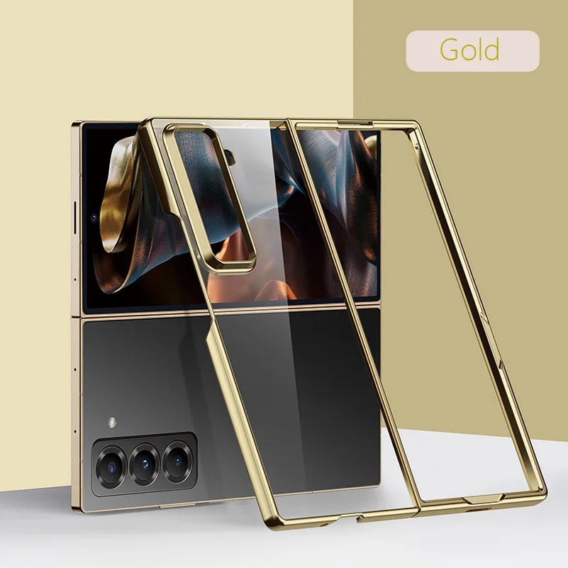 Sleek Transparent Electroplated Protective Case
