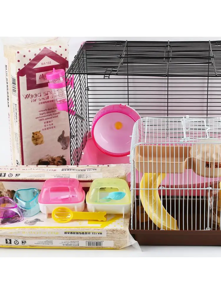 Pet Guinea Pig Hamster Cage Crystal storey Castle Accessories to