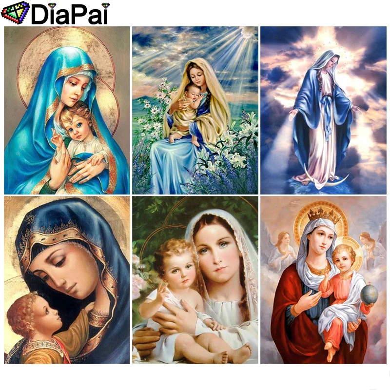 

DIAPAI 5D Diamond Painting Full Drill Diamond Embroidery "Religious figures" Picture Of Rhinestone Handmade Home Decor
