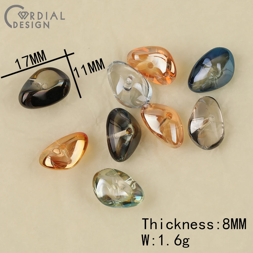 Cordial Design 11*17MM 200pcs Beads Making/Irregular Shape/Hand Made/Aurora Effect/DIY Glass Bead/Jewelry Findings & Components 5 Cordial Design 11*17MM 200pcs Beads Making/Irregular Shape/Hand Made/Aurora Effect/DIY Glass Bead/Jewelry Findings & Components - cordial